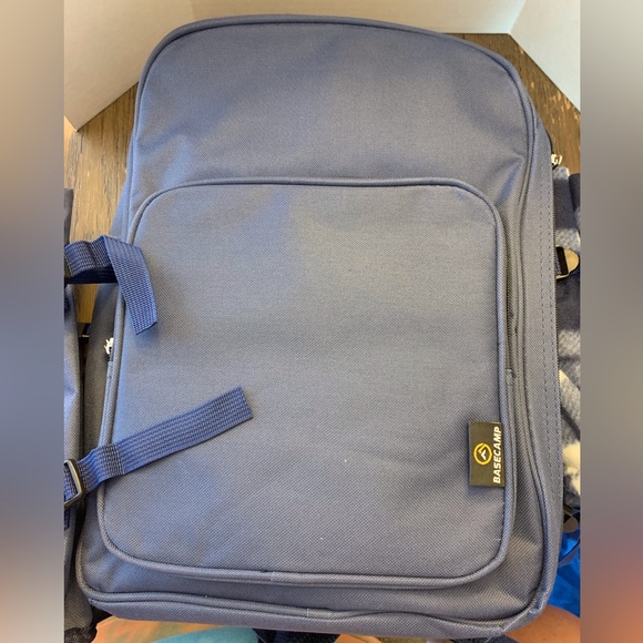 Unbranded Other - Picnic Backpack for 2 w/Bottle Holder & Blanket Insulated Pocket